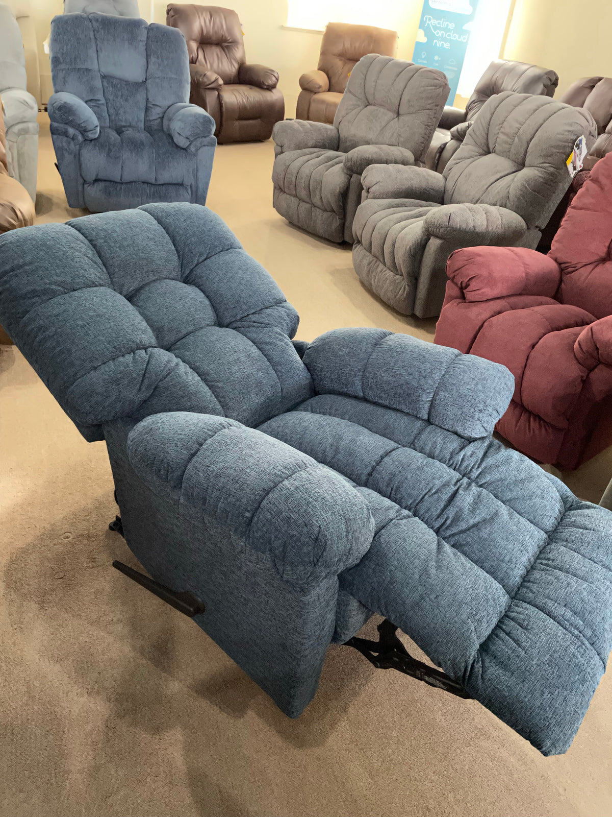 9MW84 Space Saver Recliner – Brown Furniture