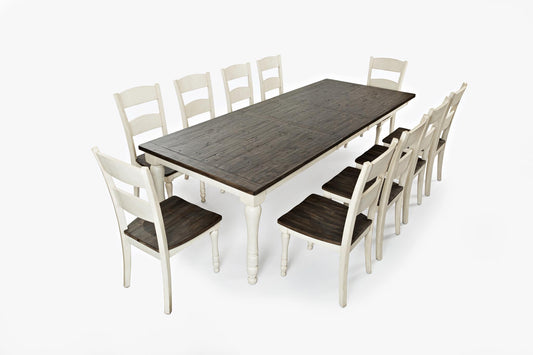 Madison County Vintage White Dining Set